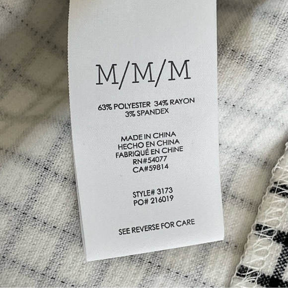 Cabi Osaka Nights Windowpane Ponte Blazer 3173 Women’s Medium - Picture 8 of 11